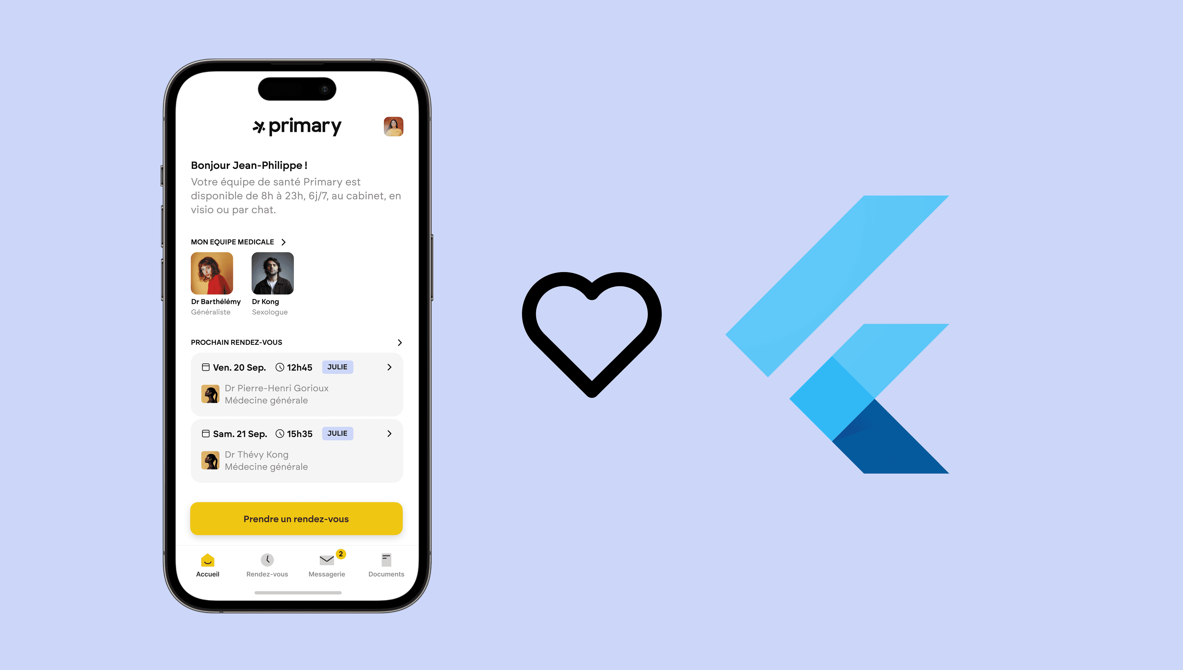 Notre choix de Flutter
